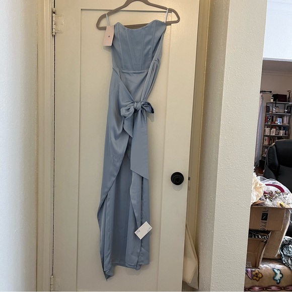 NWT! V. Chapman "June" Full Length Dress in Kentucky Blue - Size 4 Rare color! - Picture 4 of 16